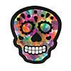 colorful tissue paper sugar skull