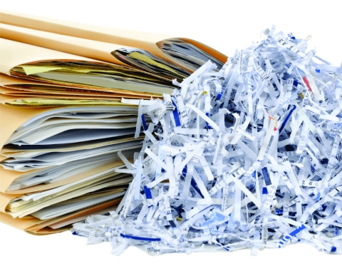 Paper shredding