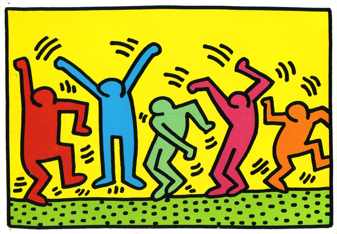 Haring Dancing